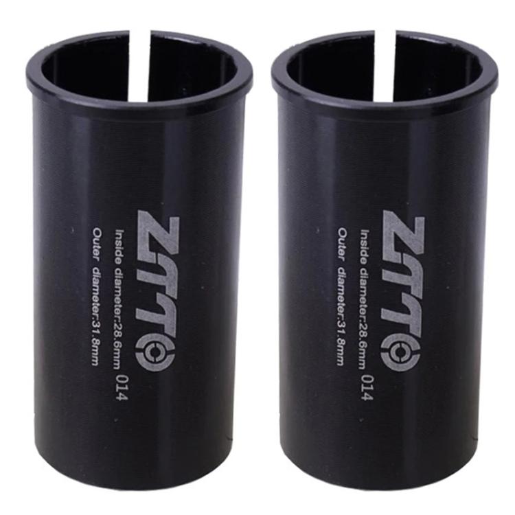 2pcs ZTTO Bicycle Seat Post Conversion Sleeve Reducer Cover