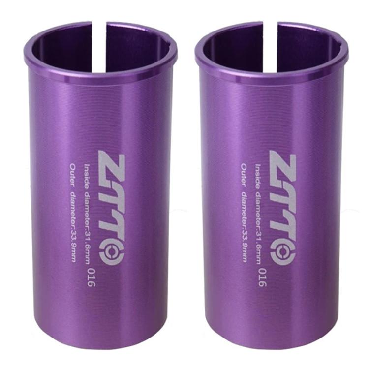 2pcs ZTTO Bicycle Seat Post Conversion Sleeve Reducer Cover