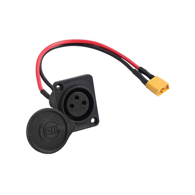 For INOKIM OXO OX Electrical Scooter Power Port XLR Cannon 3-Pin Charging Socket, X1673