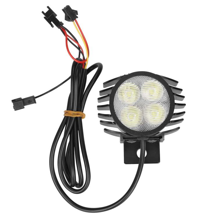 Scooter Horn Headlight 2 In 1 High Brightness LED Headlight, For Kugoo Kirin M4 / M4 Pro - WAYBIKER