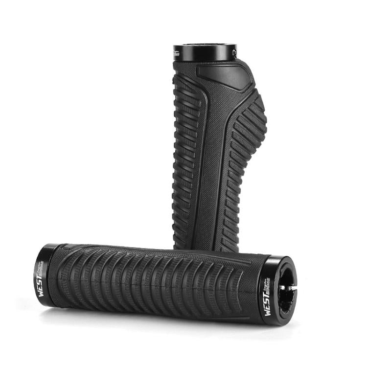 WEST BIKING 1pair TPE Soft Anti-Slip Mountain Bike Handlebar Grips Ergonomic Comfort for Road & MTB Cycling