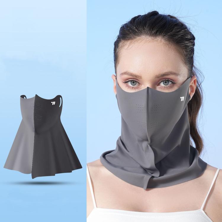 WEST BIKING Full-Face Neck Protection Sun Mask Ice-Silk UV-Protective Face Cover UV-Blocking Cycling Mask, One Size