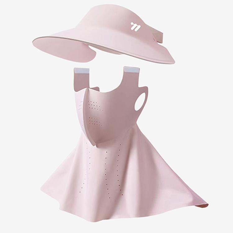 WEST BIKING 3 In 1 UV-Protective Cooling Mesh Breathable Detachable Sun Hat Face Mask Neck Scarf