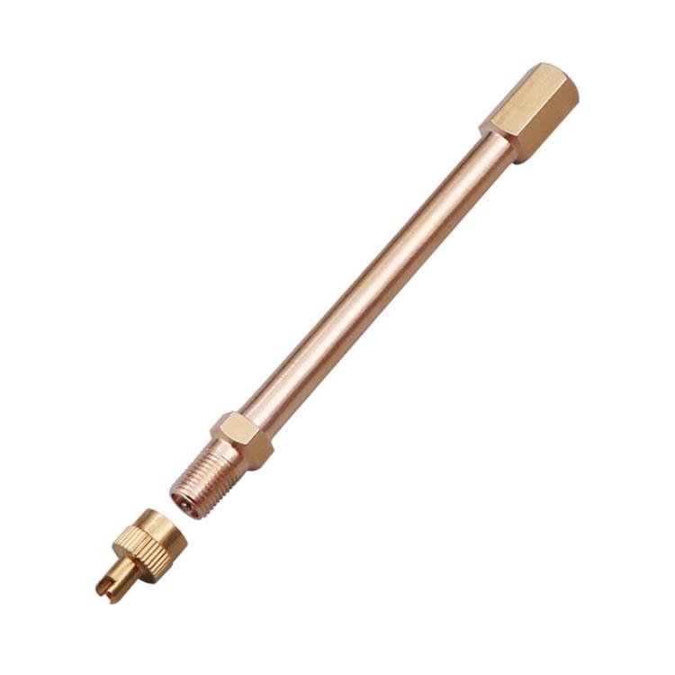 Valve Extender For Balance Scooter & Bicycle Pure Copper Inflation Nozzle For Tubeless Tires, 10.87cm