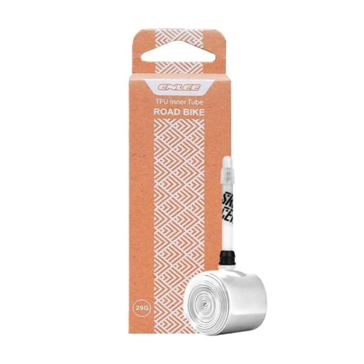 ENLEE Bike Presta Valve Lightweight TPU Inner Tube, Road 23-32C 45mm, Road 23-32C 65mm, Road 23-32C 85mm, MTB 26 inch, MTB 27.5 inch, MTB 29 inch, Gravel 45mm, Gravel 65mm