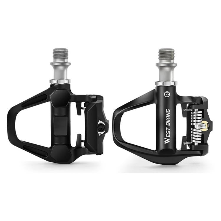WEST BIKING Lightweight SPD-Compatible Road Bike Clipless Pedals