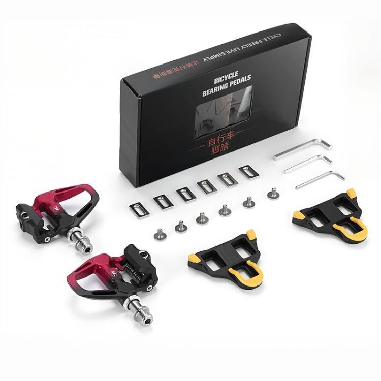 WEST BIKING Lightweight SPD-Compatible Road Bike Clipless Pedals