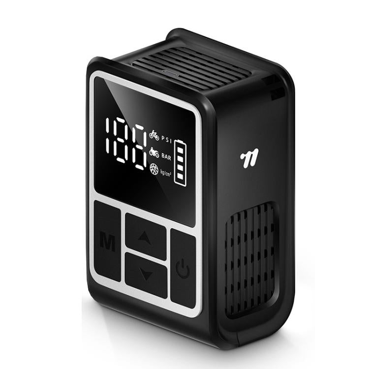 WEST BIKING Mini Digital Electric Air Pump Portable Tire Inflator with Preset Pressure, USB-C Rechargeable for Bikes Motorcycles Balls