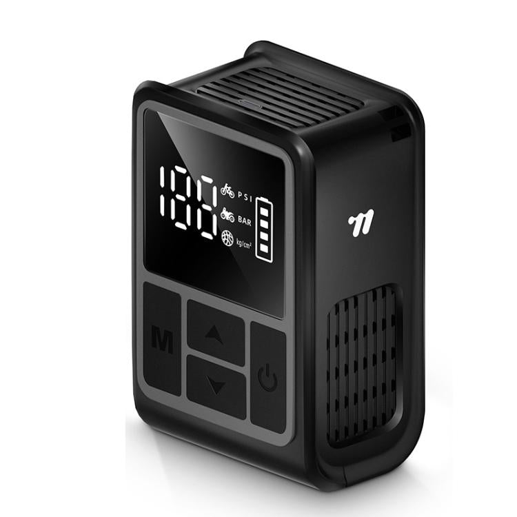 WEST BIKING Mini Digital Electric Air Pump Portable Tire Inflator with Preset Pressure, USB-C Rechargeable for Bikes Motorcycles Balls