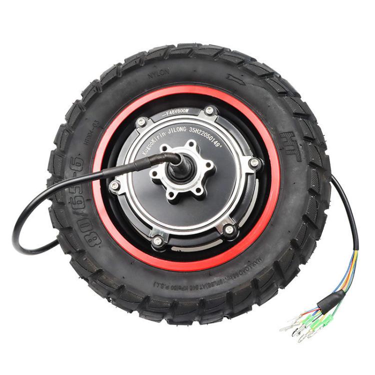 For KUGOO M4 / M4 PRO Electric Scooters Inflatable Off-Road Tire With Rear Wheel Motor Hub, 500W, 800W