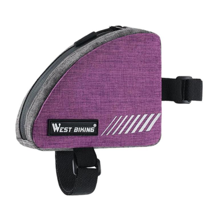 WEST BIKING YP0707430 Bike Portable Top Tube Bag Cycling Triangle Storage Bag