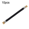 10pcs US Mouth Bicycle Pump Extension Rubber Hose, Black 10cm, Black 12cm, Red 12.5cm, Green 12.5cm, Black 19cm