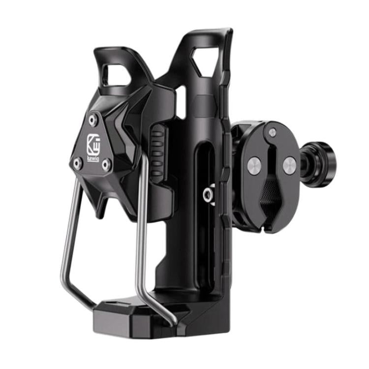 Adaptive Anti-Slip Water Bottle Holder For Motorcycles & Bicycles 360-Degree Rotating Anti-Theft Cup Holder, Kewig SHJ-6