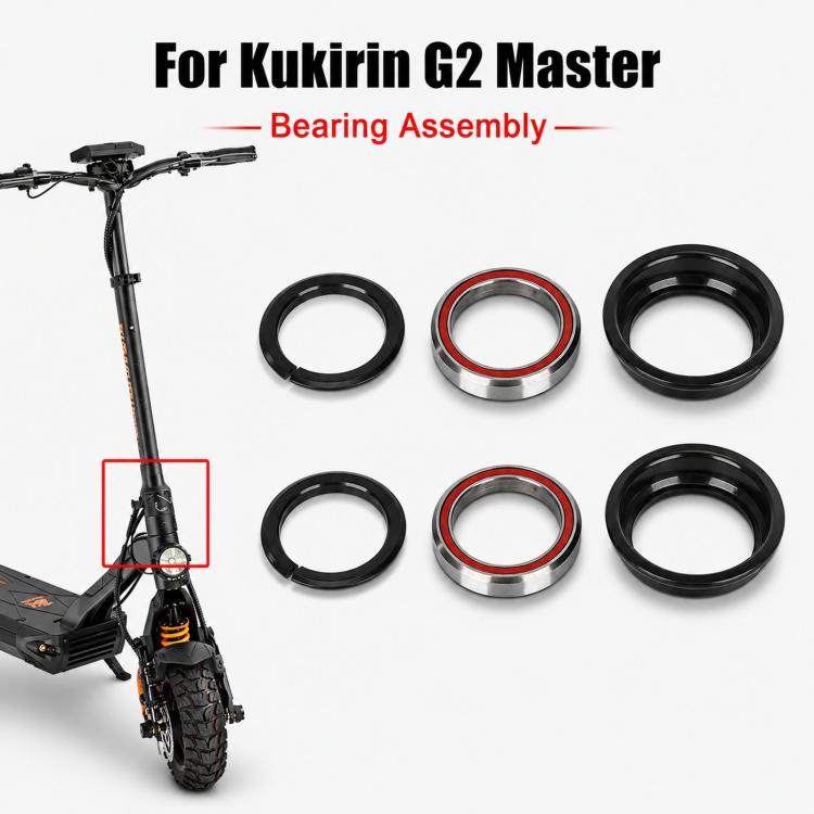 6-Piece Electric Scooter Headset Steering Bearing Kit For KuKirin G2 Pro/G2 Master/G3 Pro/T3, Headset Steering Bearing Kit
