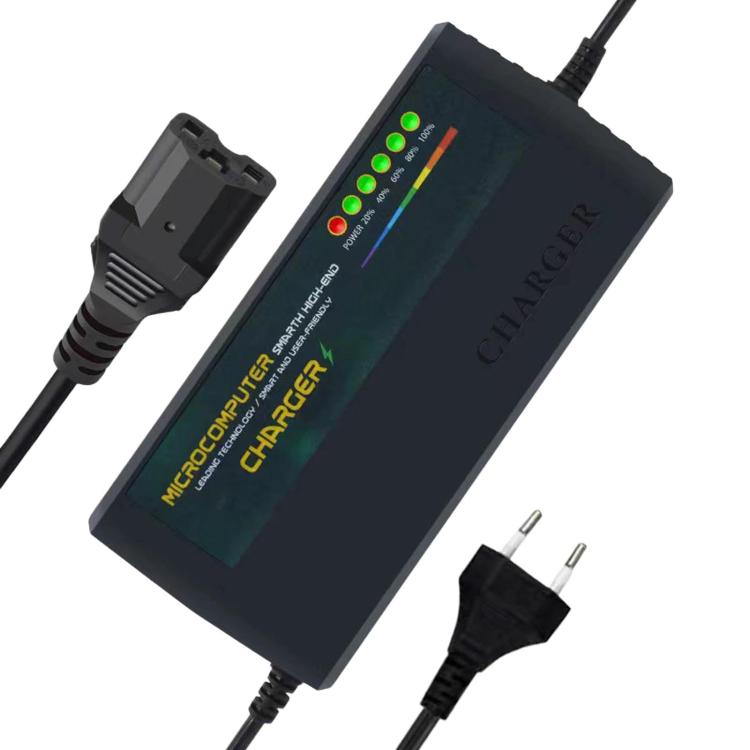 Auto Shut-Off Battery Charger For Electric Scooter & E-Bike EU Plug, 48V 40-45AH, 48V 50-52AH, 48V 58AH, 60V 12-14AH, 60V 20AH, 60V 30-35AH, 60V 40-45AH, 60V 50-52AH, 60V 58AH, 72V 12AH, 72V 20AH, 72V 30-35AH, 72V 40-45AH, 72V 50-52AH, 84V 20AH, 96V 20AH