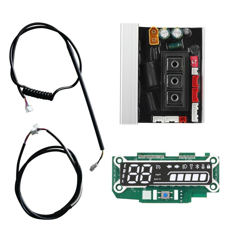 For Segway Ninebot E2 Pro 4-in-1 Electric Scooter Controller Kit Motherboard+Bluetooth Display Board+Controller Cable & Dashboard Wire, 4-in-1 Kit