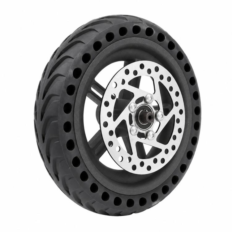 For Xiaomi M365 Pro External Honeycomb Solid Tire Drive Wheel Rear Hub With 120mm Brake Disc