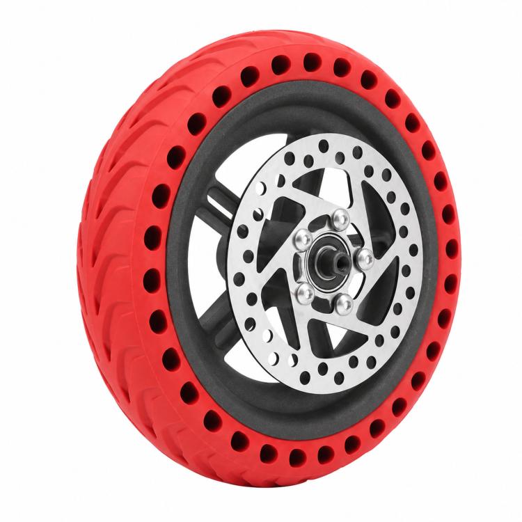 For Xiaomi M365 Pro External Honeycomb Solid Tire Drive Wheel Rear Hub With 120mm Brake Disc