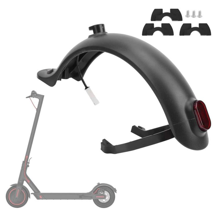For Xiaomi M365 / M365 Pro Rear Mudguard With Tail Light & Small Bracket