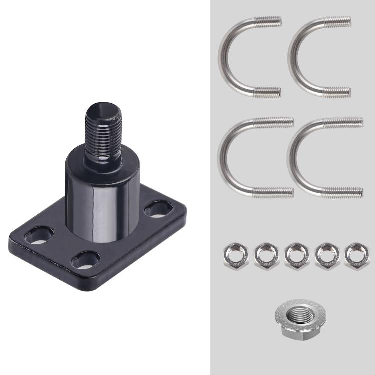 Universal Bike Trailer Hitch Coupler Heavy Duty Steel Bicycle Trailer Attachment Connector Replacement, Standard Kit, 2 Long & 2 Short U-Bolts Set