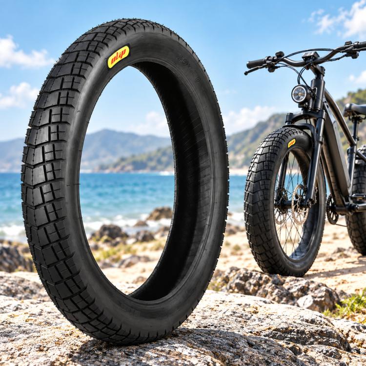 Ulip 26x4.0 Fat Tire Street Tread Replacement Outer Tire for Electric Bikes Beach Cruisers