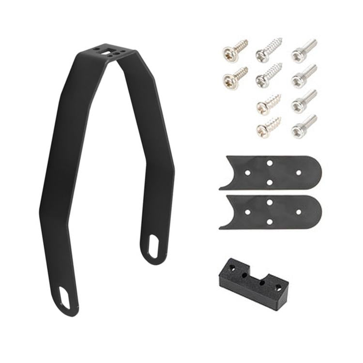 For Xiaomi M365 Pro 2 Rear Mudguard Bracket Includes Side Cover Mounting Brackets + Taillight Clips