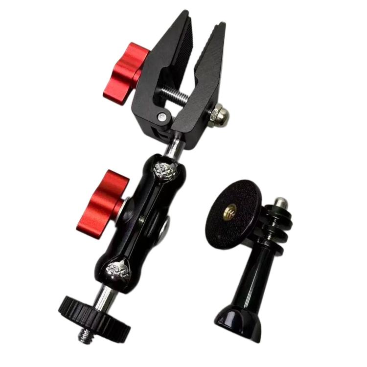 DZX456 Universal Riding Action Camera Mount Motorcycle Windshield Clamp, DZX456