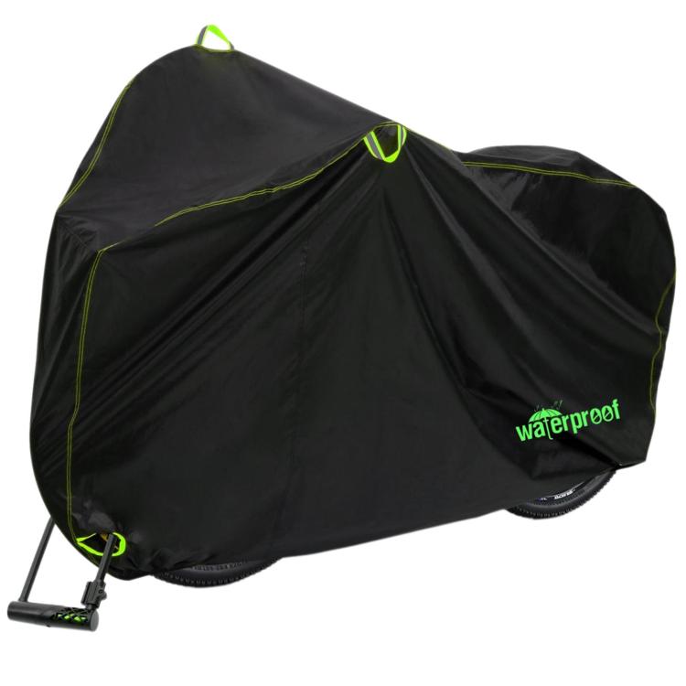 210D Reflective Waterproof Bicycle Cover Sunproof Dustproof Rainproof Bike Cover, For 1 Bike, For 2 Bikes