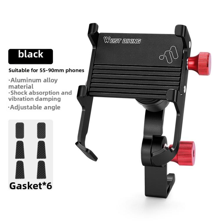 WEST BIKING Universal Bike Phone Mount with Six-Claw Grip for Dahon Folding Bicycles