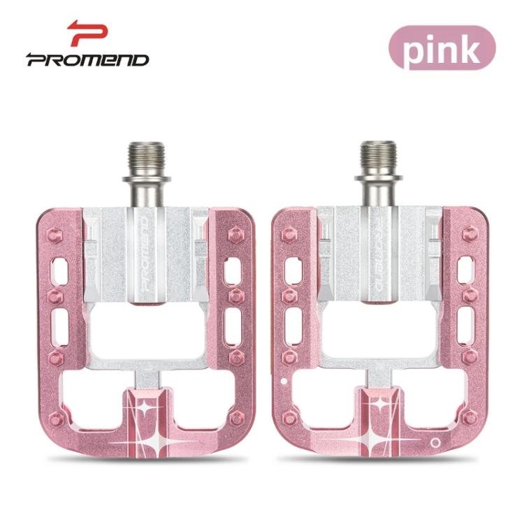PROMEND PD-F75 Aluminum Alloy Bike Pedals with Triple Bearing System, Anti-Slip Bicycle Footrests, M