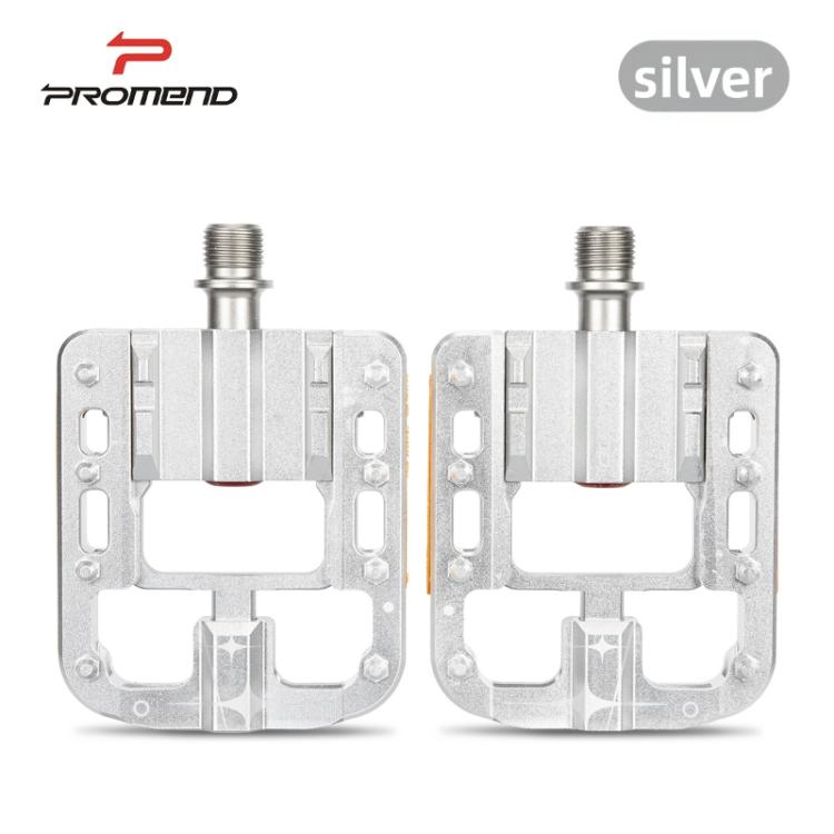 PROMEND PD-F75 Aluminum Alloy Bike Pedals with Triple Bearing System, Anti-Slip Bicycle Footrests, M