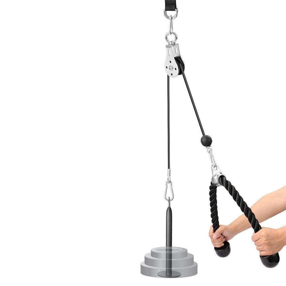 F054A Fitness DIY Pulley Cable Machine Attachment System Loading Pin Lifting Arm Biceps Triceps Blaster Hand Strength Training Equipment