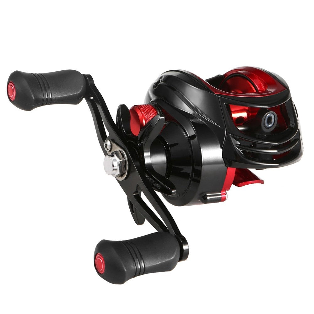 Baitcasting Reel 18+1BB Ball Bearings Baitcasting Fishing Reel High Speed 7.2: 1 Gear Ratio Magnetic Brake System