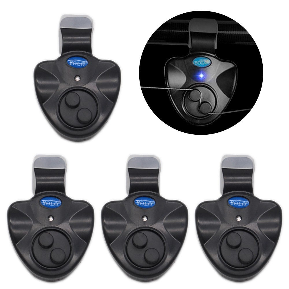 Electronic Fishing Bite Alarm Fish Bite Alarms with Sound LED Lights Indicator