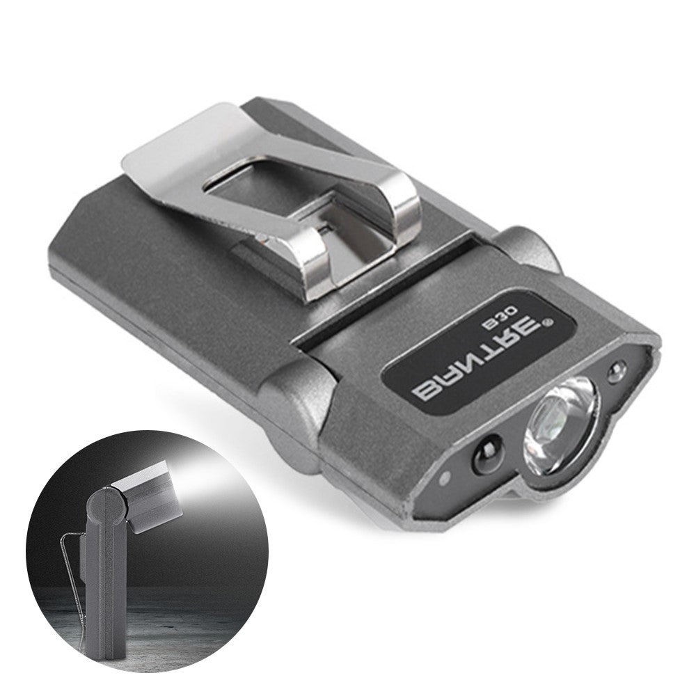 Cap Hat Light Rotatable LED Headlamp Pocket Clip Light Clip-on Hat Light Hands Free for Hiking Camping Fishing Mountaineering