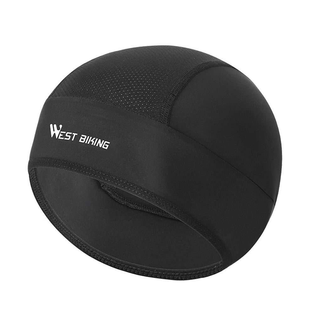 WEST BIKING Ice Silk Cooling Skull Cap Cycling Running Hat UV Protection Helmet