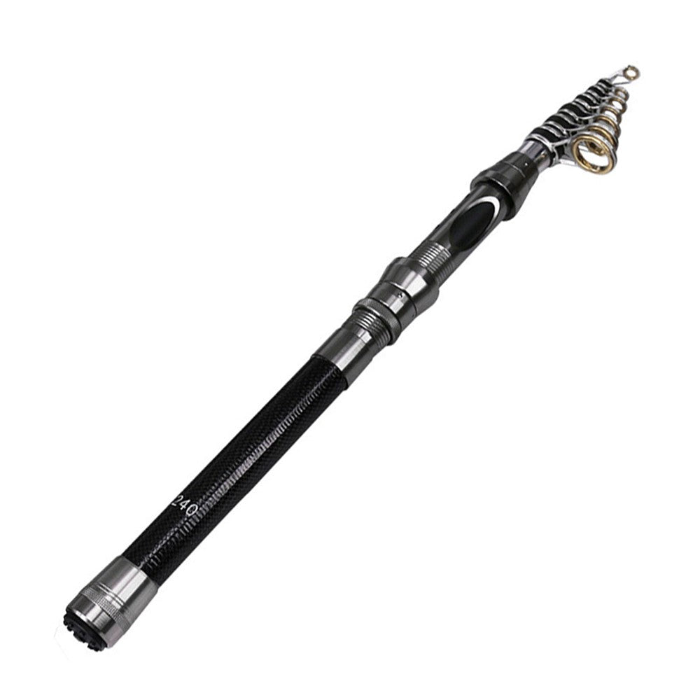 Portable Lightweight Fishing Rod Carbon Fiber Telescopic Fishing Rod Ultra-Sensitive Sea Saltwater Freshwater Fishing Rod