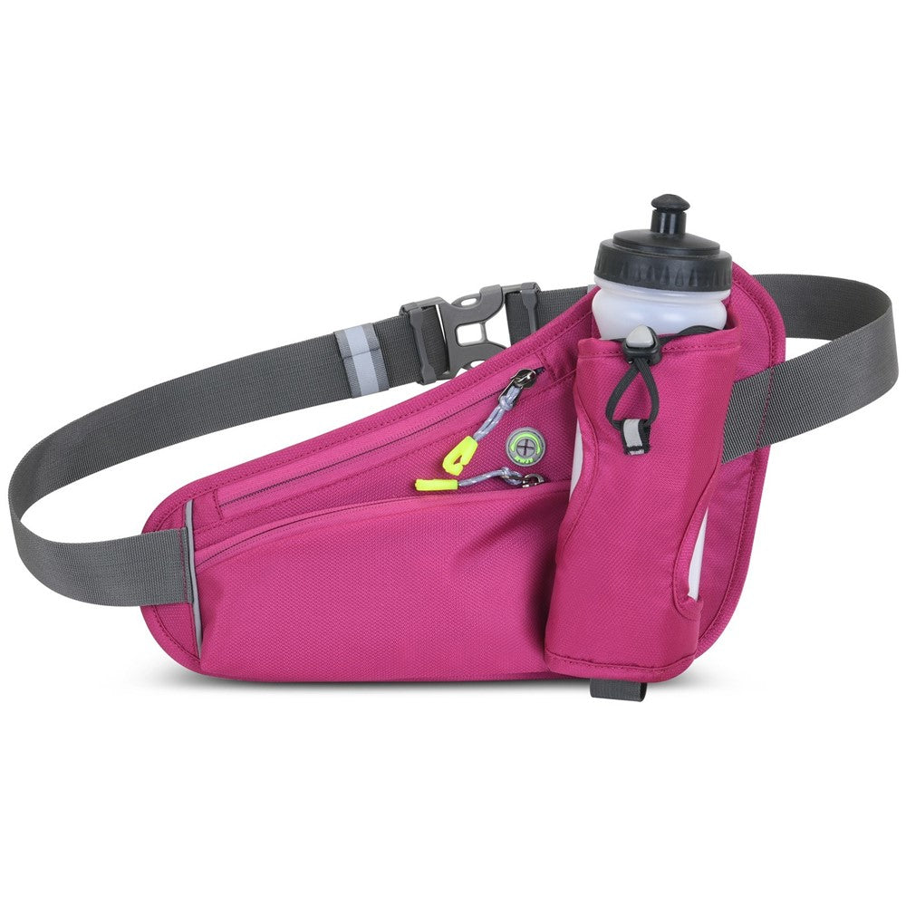 Sports Running Belt Waist Pack Bum Bag Hydration Belt Bag with Water Bottle Holder for Men and Women