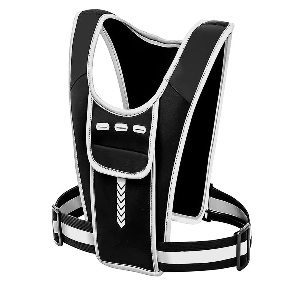 Outdoor Sports Chest Bag Tactical Chest Bag Reflective Vest Workout Gear for Running Hiking Cycling