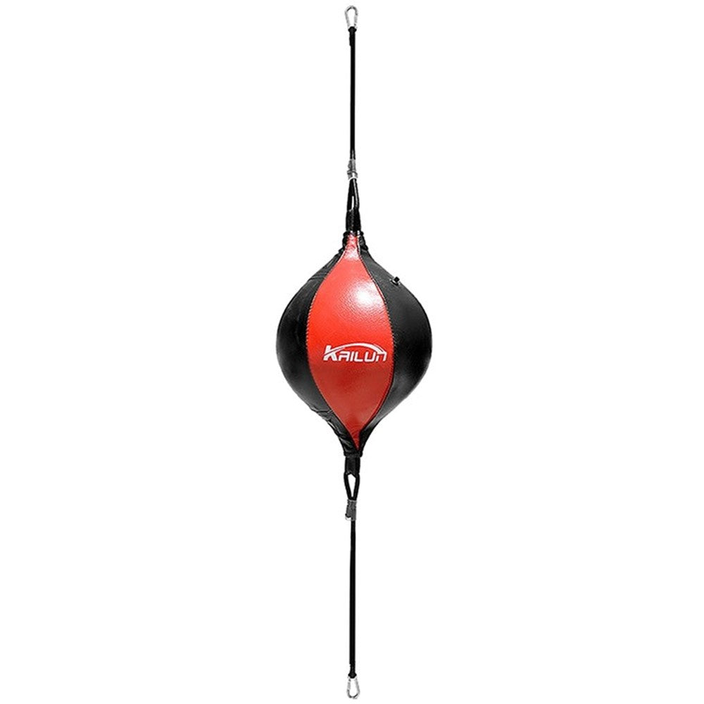 KRILUN Boxing Ball Speed Punching Bag PU Leather MMA Muay Thai Training Striking Bag with Pump