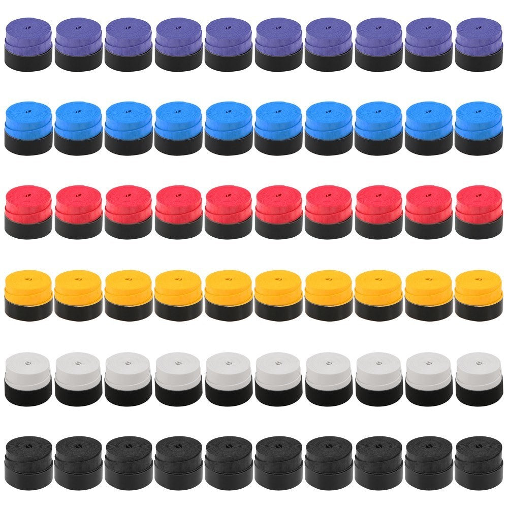 Tennis Racket Grip Tape Anti Slip Super Absorbent Tennis Overgrip Badminton Overgrip Pickleball Replacement Grip