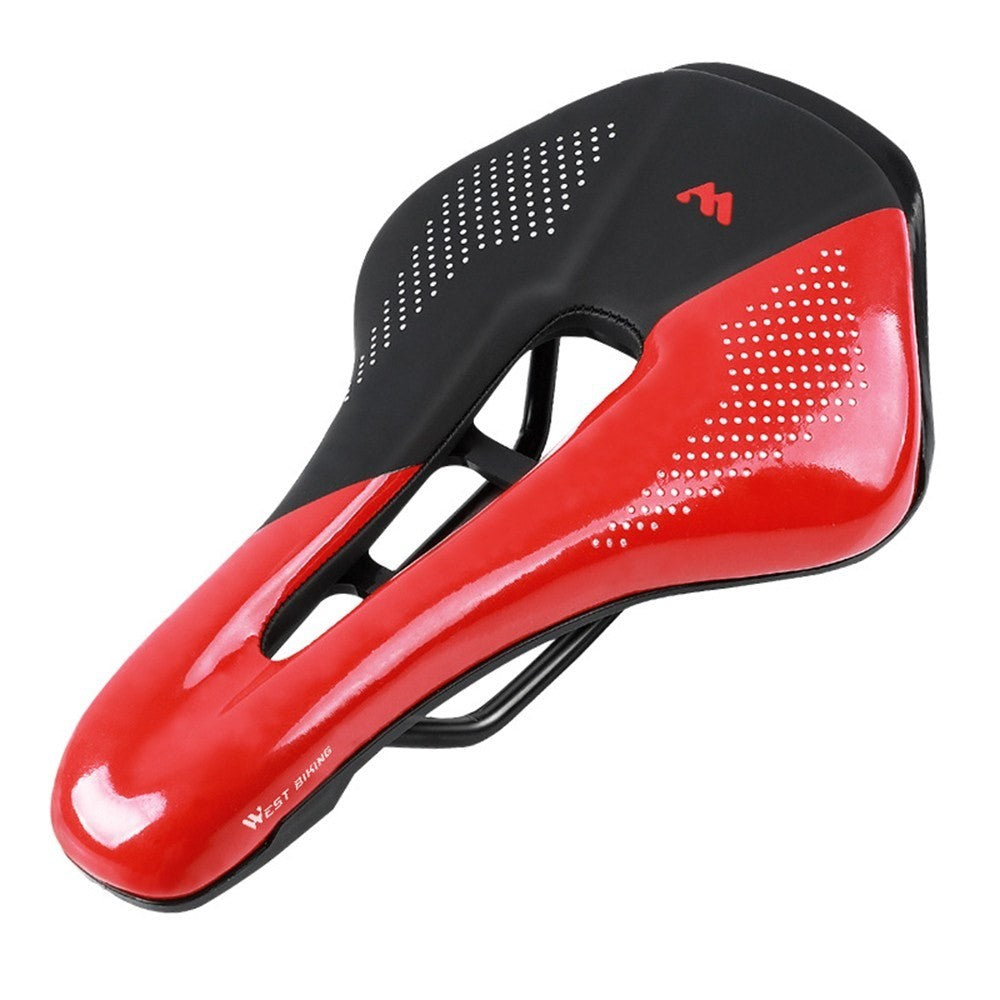 WEST BIKING Bike Saddle Bicycle Saddle Replacement Soft PU Leather Hollow Seat Cushion for MTB Mountain Bike Road Bike