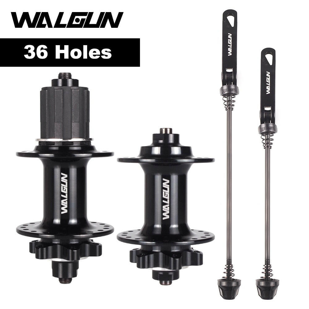WALGUN Bike Hub 135MM MTB front rear bicycle hubs Quick Release set 32H 36H Disc Brake Hub for 8 9 10 11 Speed Bike Parts-WAYBIKER