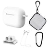 5 in1 Protective Case Compatible with Apple AirPods Pro Charging Case Silicone Cover + Watch Band Holder + Anti-lost Straps + Storage Bag + Hook Earphone Protector Accessories-WAYBIKER