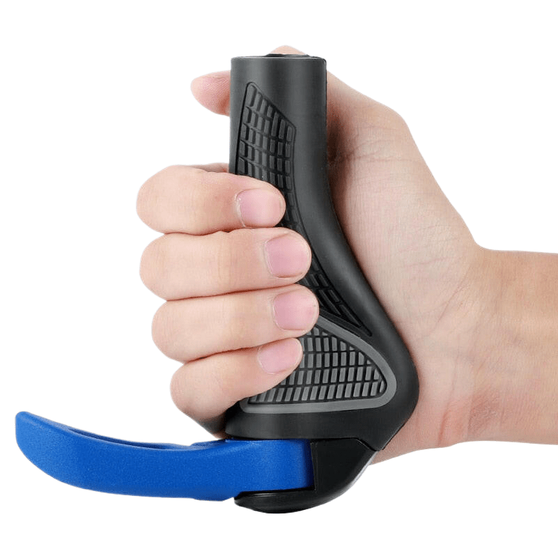 WEST BIKING Bicycle Handlebar Grip Ergonomic Bike Cycling Durable Anti-slip Rubber Mountain Bicycle Accessories Bike Parts 1Pair-WAYBIKER