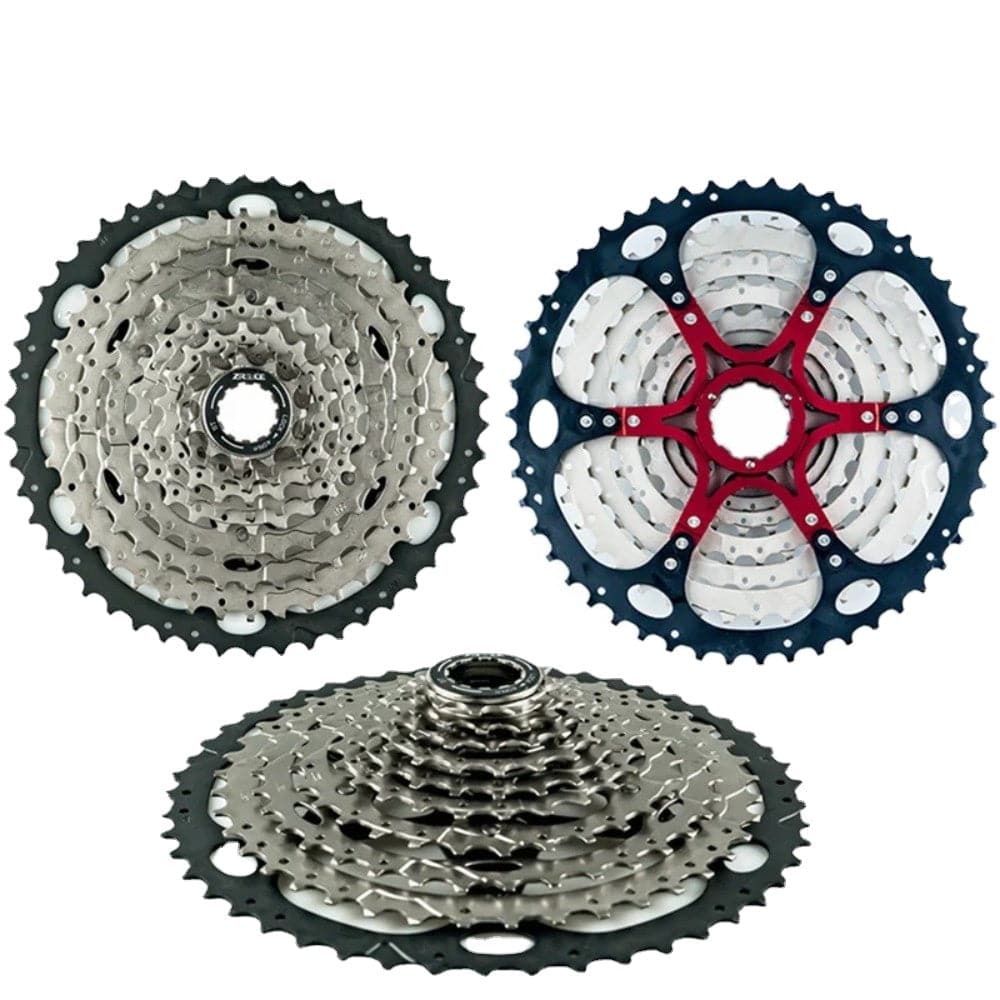 ZRACE Bicycle Cassette 10 Speed MTB bike freewheel 11-42T / 11-46T / 11-50T Aluminum alloy bracket, 10s Cassette