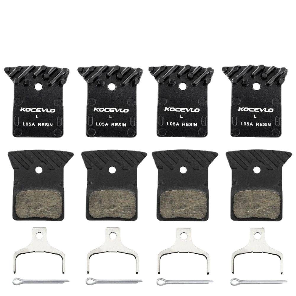 4 Pair Kocevlo  L05A L03A Disc Brake Pads Resin ICE resin Road bicycle FOR SHIMANO Caliper R7070 R8070 9170  RS805-WAYBIKER