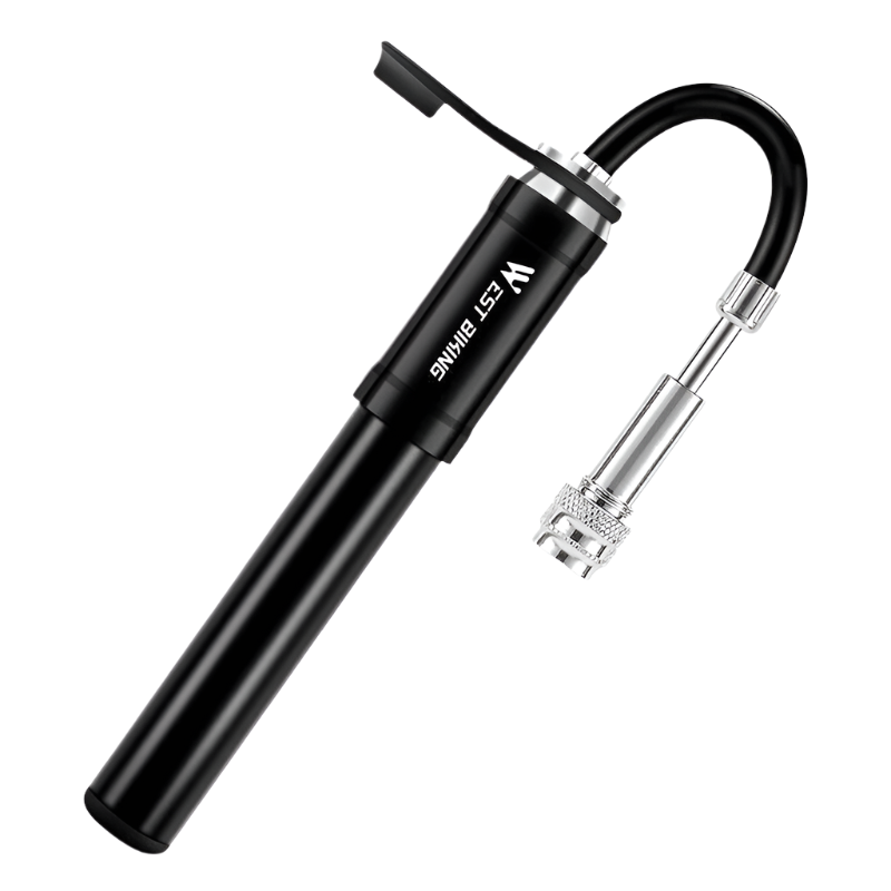 WEST BIKING Portable Bicycle Pump High Pressure With Hose MTB Mountain Road Bike Schrader Presta Valve Alloy Cycling Inflator-WAYBIKER