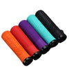 1 Pair Bicycle Rubber Grips Bilateral Lock Bicycle Handlebar Cover MTB Road Bike Handlebar Grips Non-slip Bicycle Handle Covers-WAYBIKER