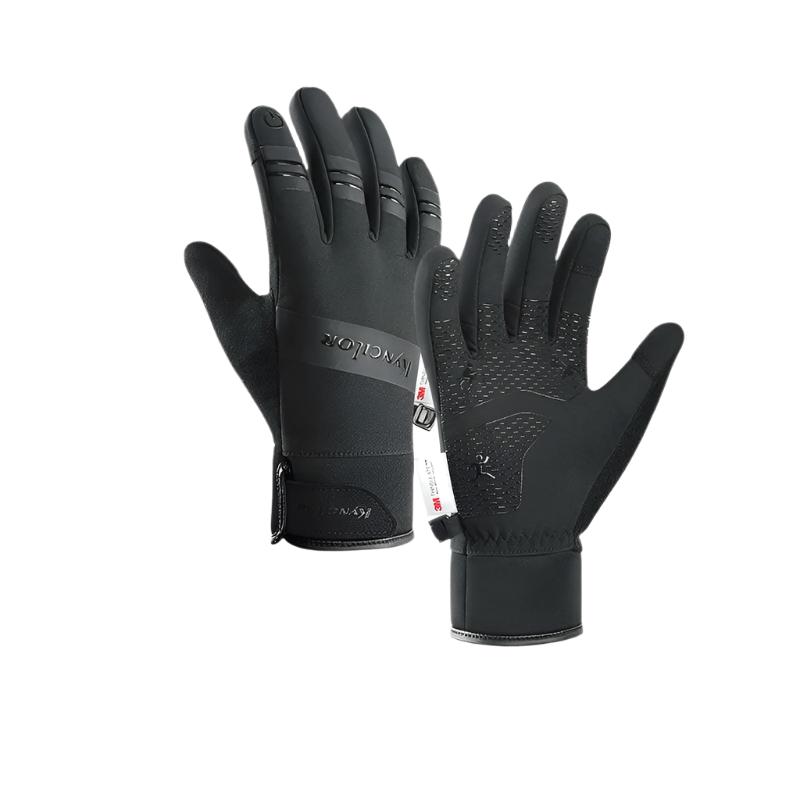 Cycling Gloves Winter Touch Screen Motorcycle Gloves Outdoor Scooter Windproof Riding Ski Gloves Warm Bike Gloves-WAYBIKER